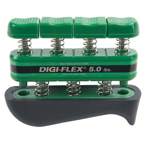 Система для тренировки кисти и пальцев Digi-Flex®, зелёная/средняя, 5 lb.