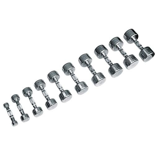 CHROME hantele, 5,0 kg