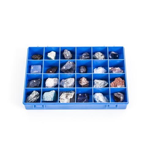 24 minerālu kolekcija