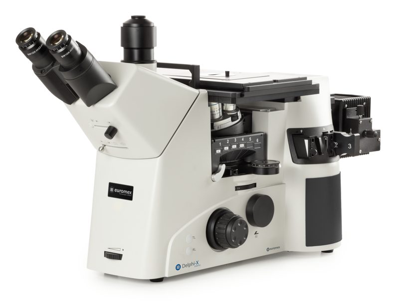 Delphi-X Inverso materiālzinātnes invertētais mikroskops