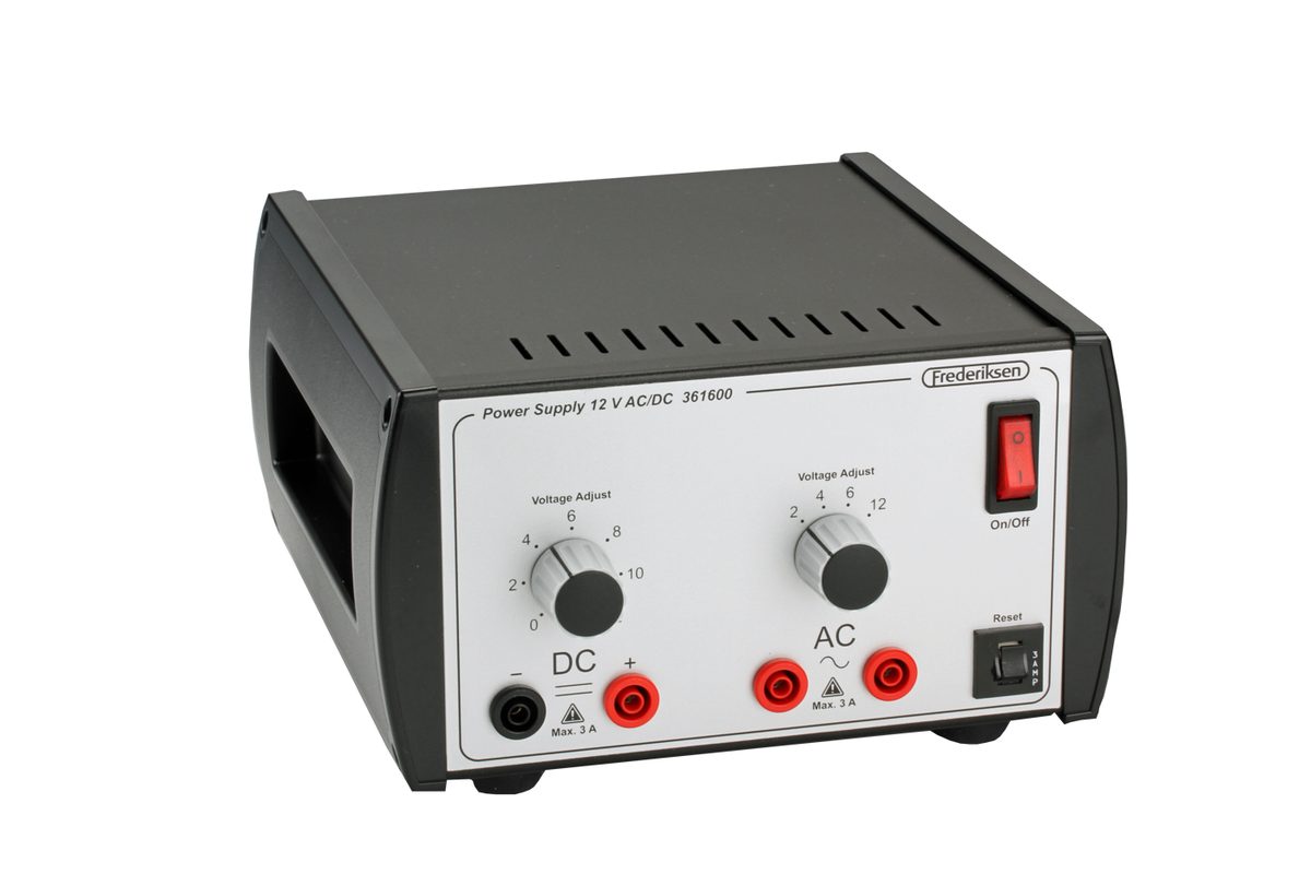 Power supply, 12 V, AC/DC, 3 A