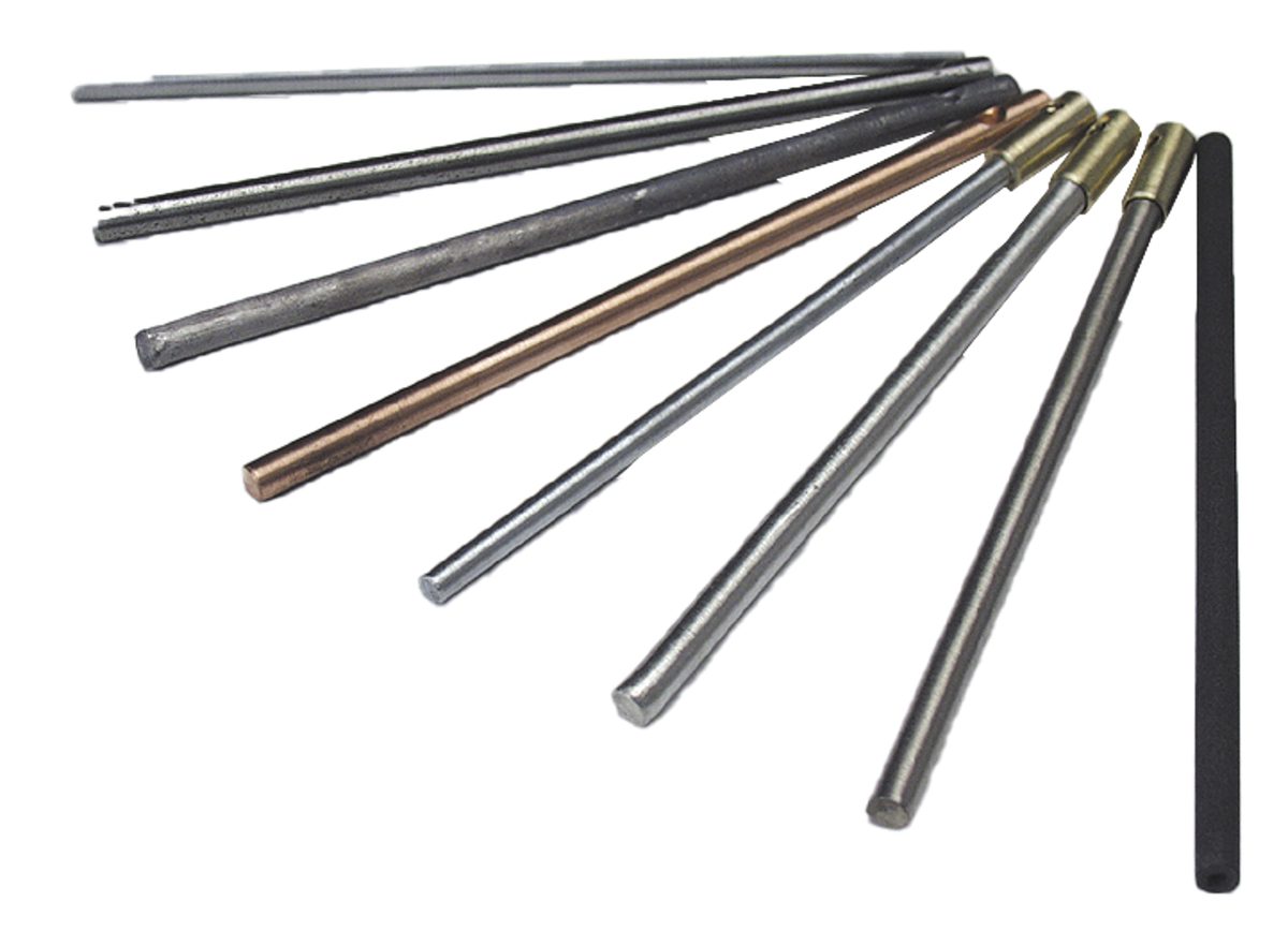 Oglekļa elektrods, 25 cm, Ø6 mm