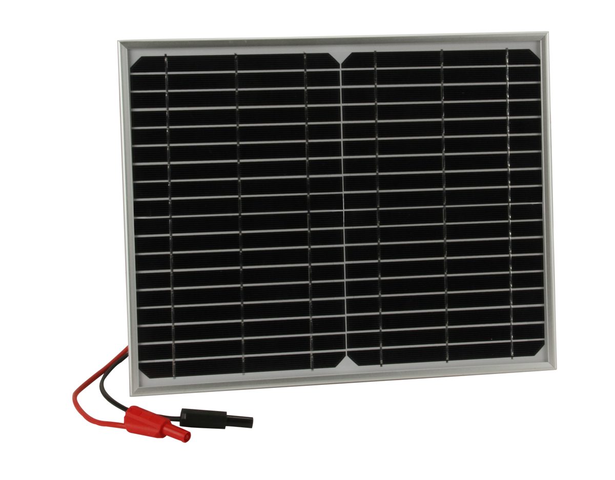 Solar Panel, 12 W, 18 V, Monocrystalline