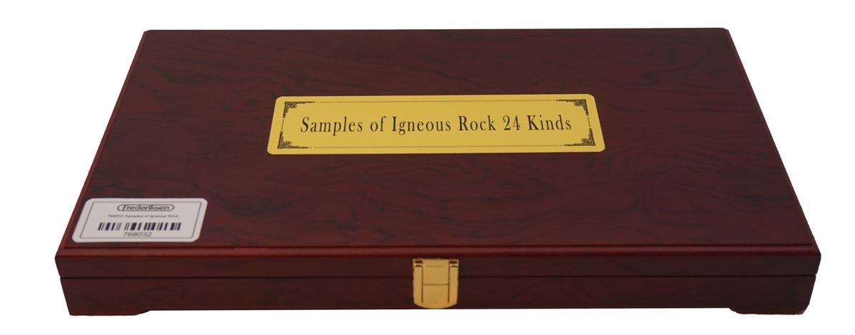 Igneous Rock Collection, 24 pcs, 5 × 4 cm