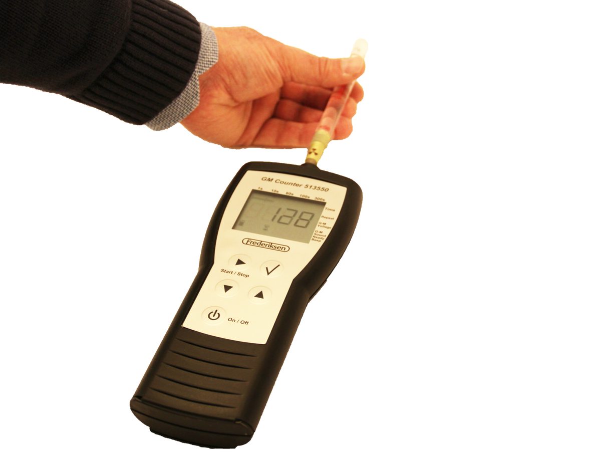 Handheld GM Counter with Integrated Tube