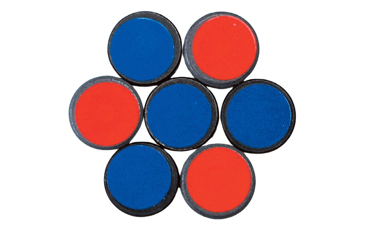 Protons, magnētisks sarkans disks