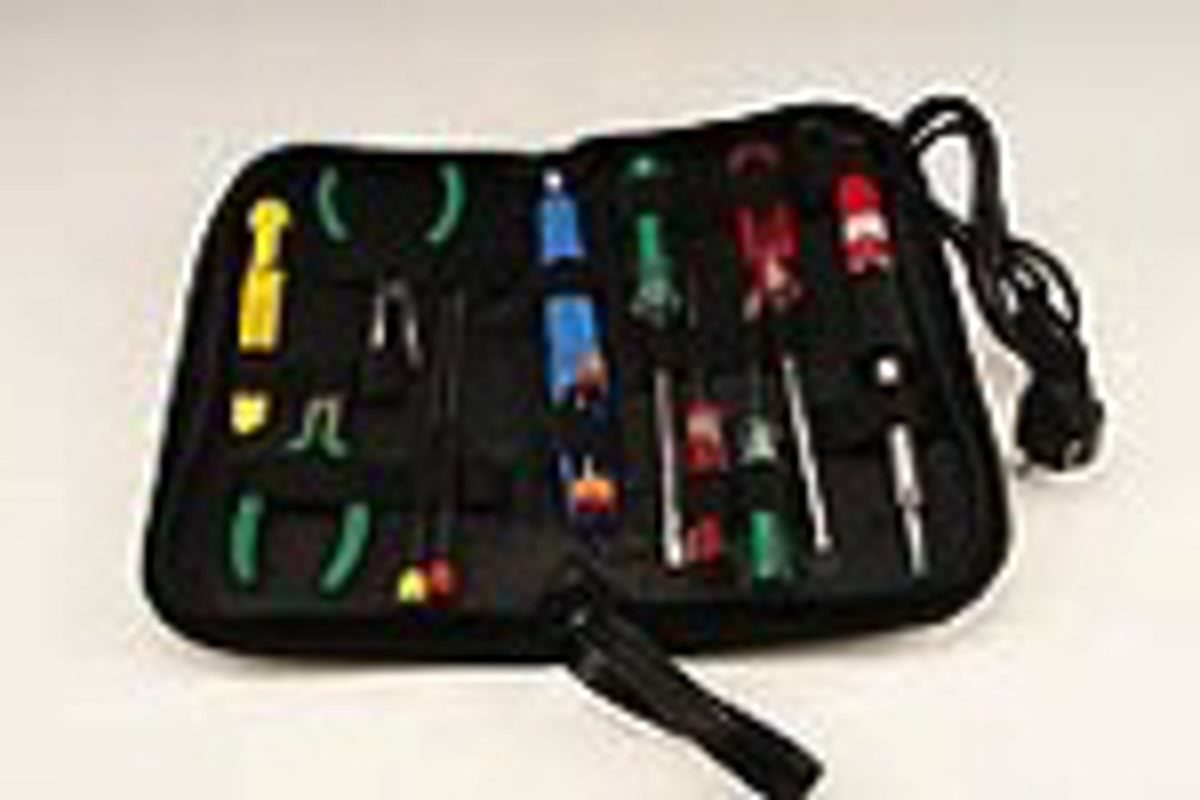 11-Piece Tool Set with Soldering Iron