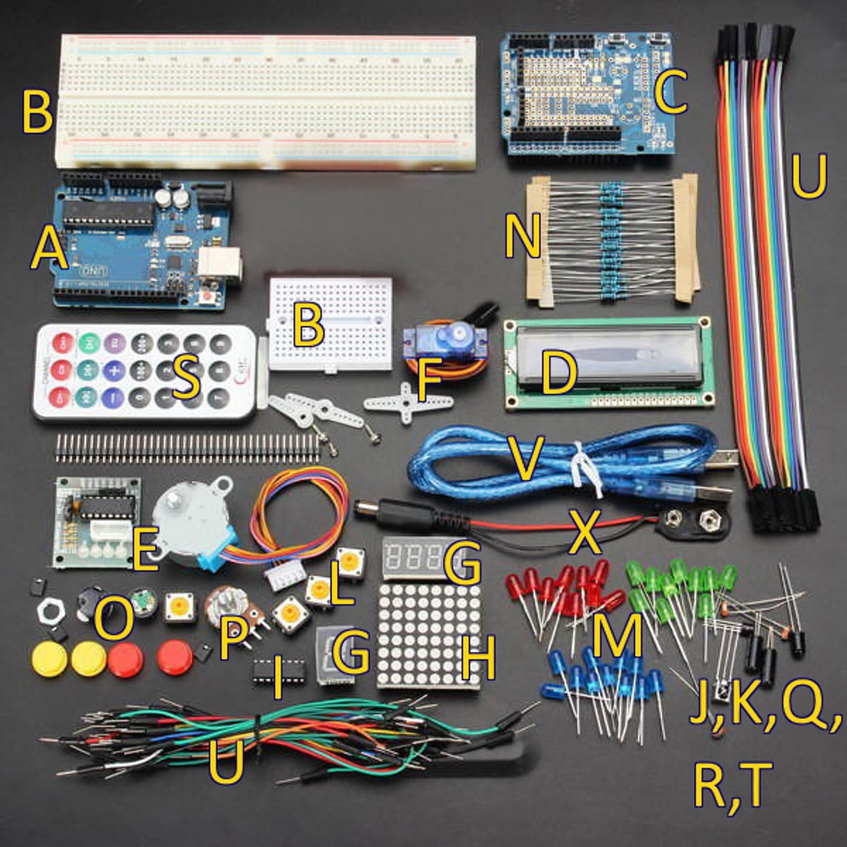 Большой комплект UNO R3
