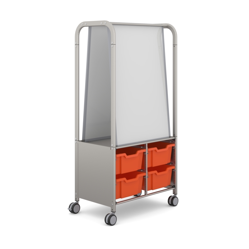 Callero MakerHub sudraba ratiņi 4 sliežu (pāri) 2 magnētiskās plates