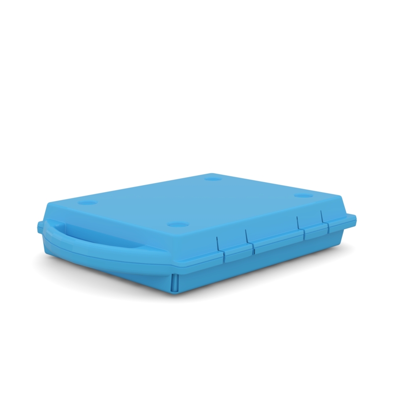 SmartCase ciāna zila ar oderējuma putuplasts