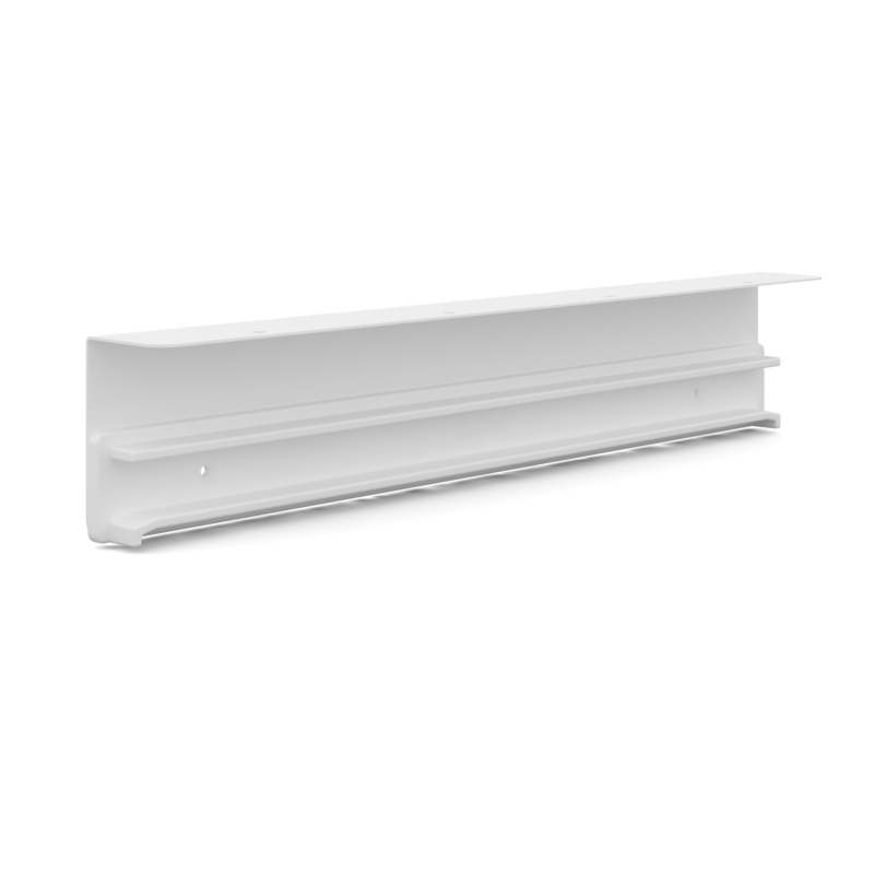 Standard augšējā stiprinājuma balta sliede 40mm nolaide, iepakojumā 9 (pāri)