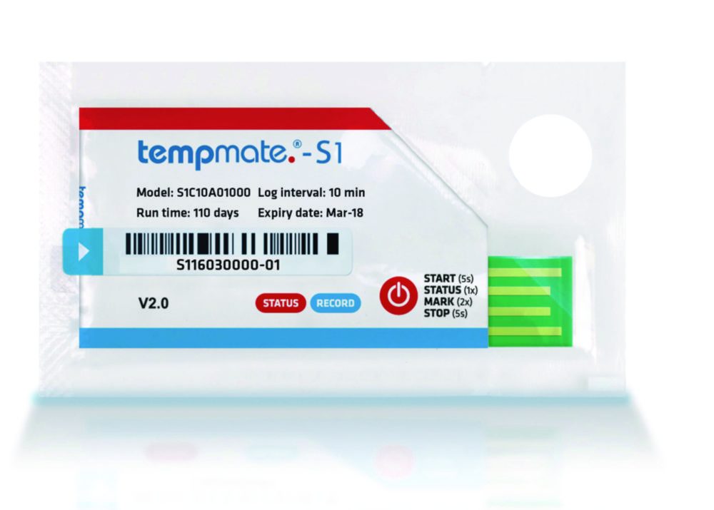 Vienreizlietojams datu reģistrētājs TempMate-S1