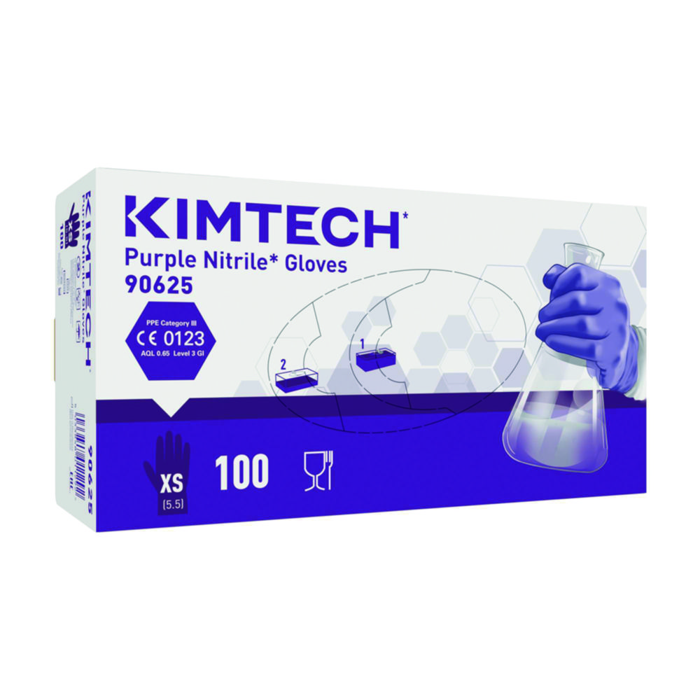 Vienreizlietojamie cimdi Kimtech™ Purple Nitrile™