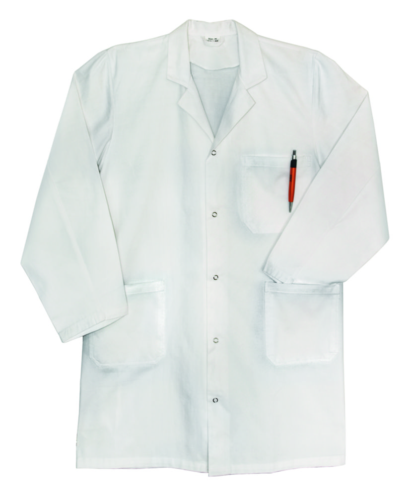 laboratorijas halāts no 100 % kokvilnas