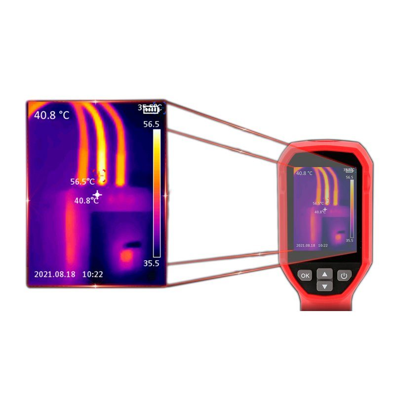 Thermal Imaging Camera, 120 × 90 Pixels, -20 to +240 °C