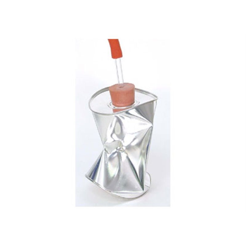 Metal Can with Stopper and Tube
