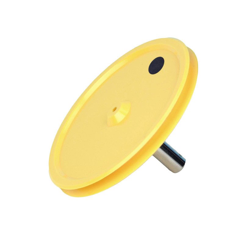 Pulley on Rod with Ball Bearing, Ø100 mm