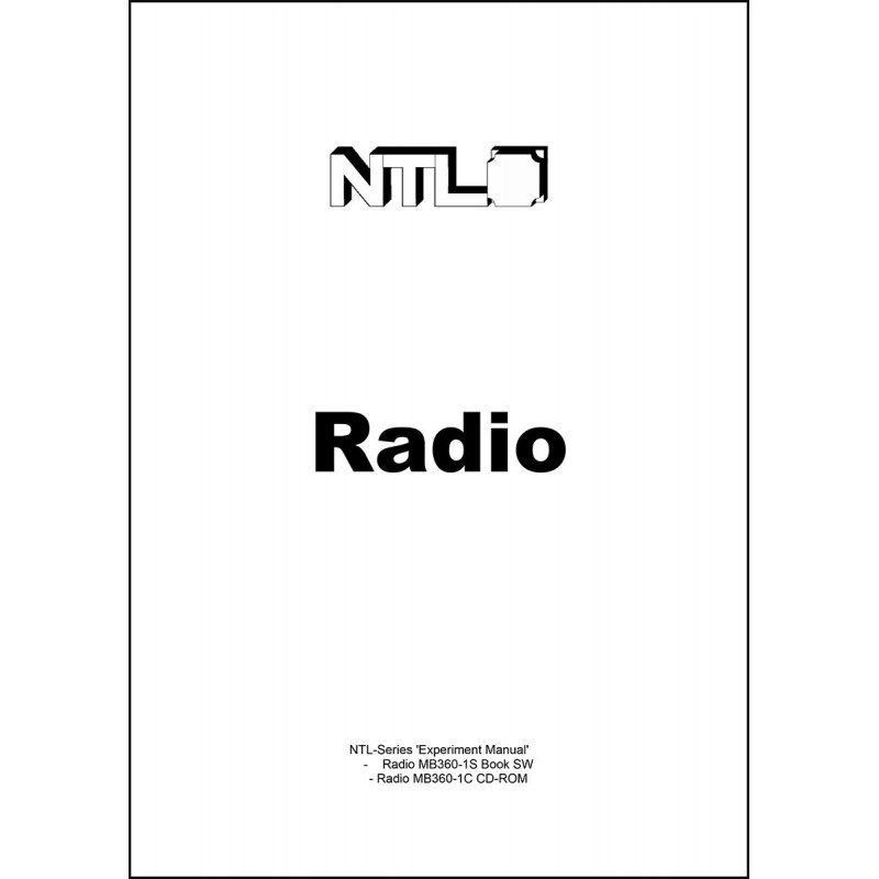 Radio Experiment Manual, Black-and-White Booklet