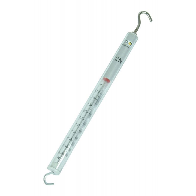 Dynamometer, 0,2 N, transparent, grey