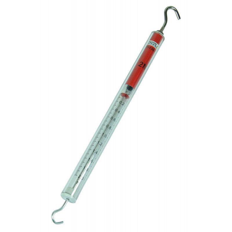 Transparent Dynamometer, 2 N, Dark Red