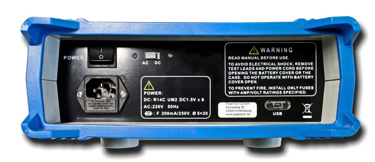 Графический настольный мультиметр, 22 000 отсчётов, USB, P 4090