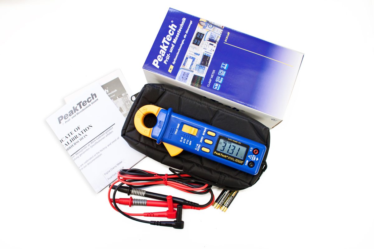 True RMS clamp meter, 4000 counts, P 3131