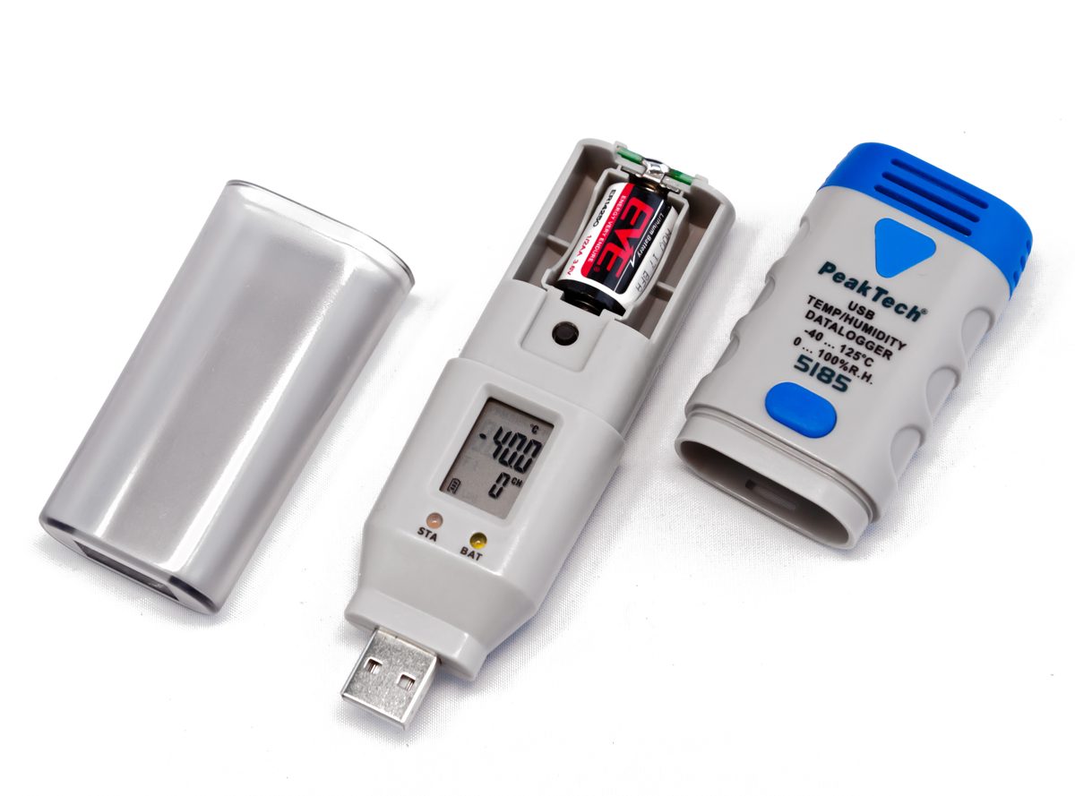 USB data logger for temperature and humidity, P 5185