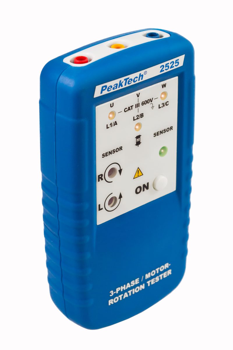 3-phase motor rotation indicator, LED display, P 2525