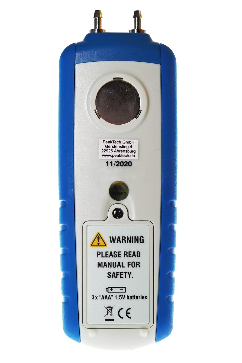 Differential pressure meter, 0 … 200 mbar, with USB, P 5144