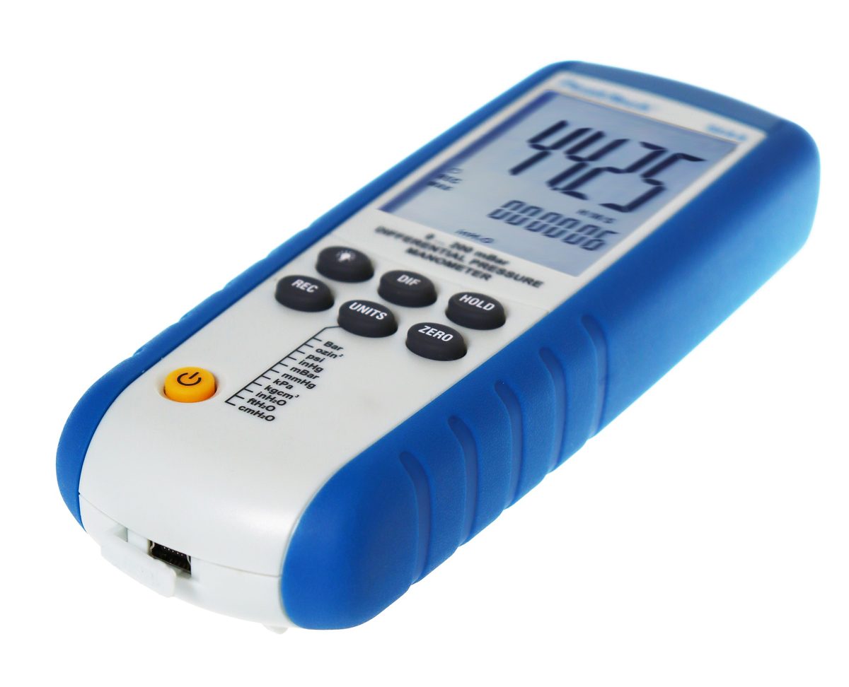 Differential pressure meter, 0 … 200 mbar, with USB, P 5144