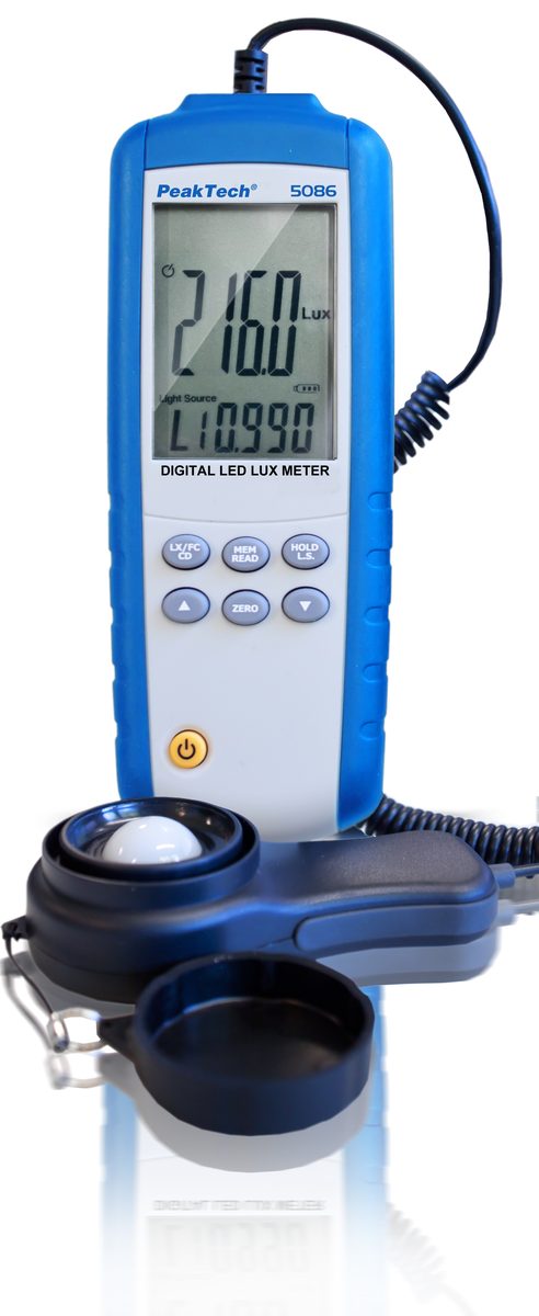 Digitāls luksmetrs LED apgaismojumam, 3¾ ciparu displejs, P 5086