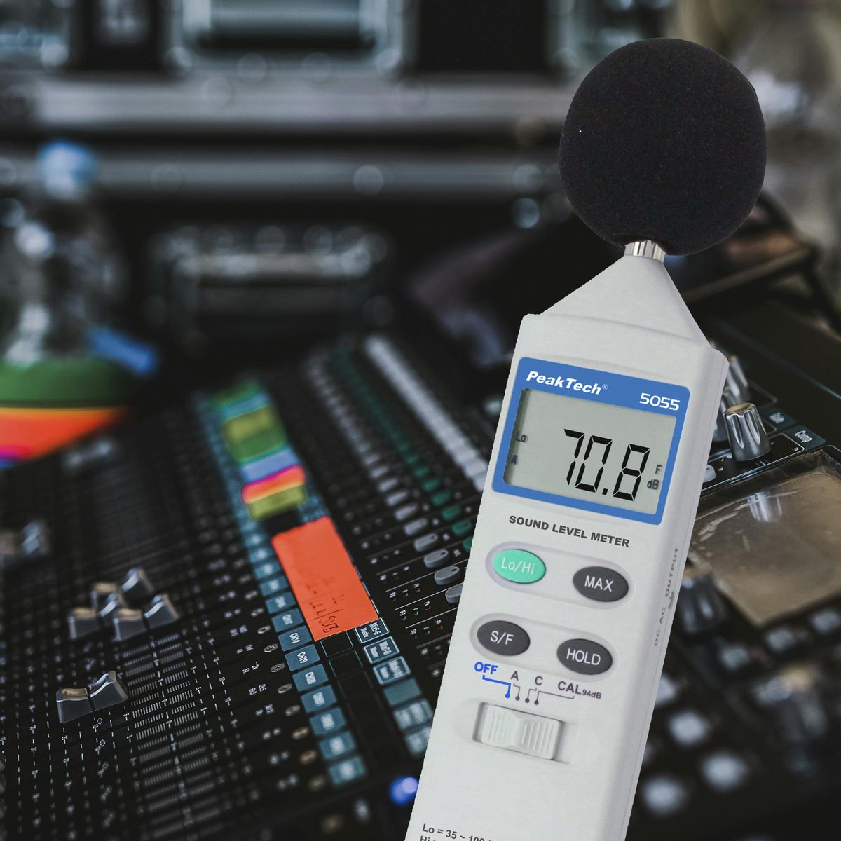 Digital Sound Level Meter, 3 1/2-digit, P 5055