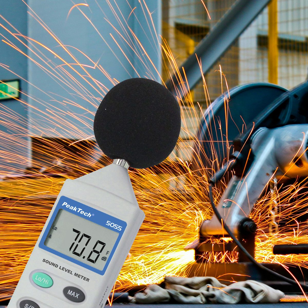 Digital Sound Level Meter, 3 1/2-digit, P 5055