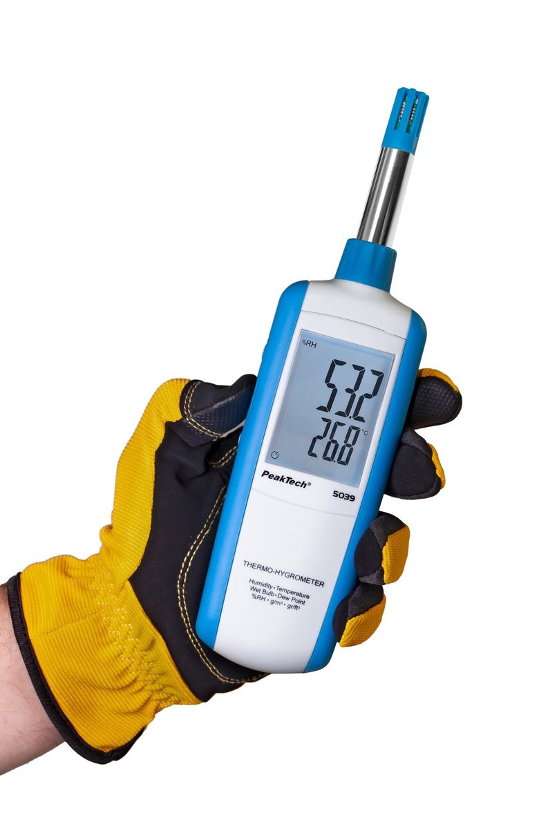 Thermo-hygrometer with dew point and wet bulb, P 5039