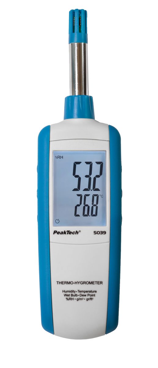 Thermo-hygrometer with dew point and wet bulb, P 5039