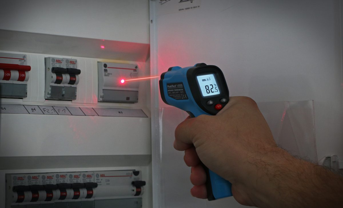 Мини-инфракрасный термометр, −50…+400 °C, 12:1, P 4935