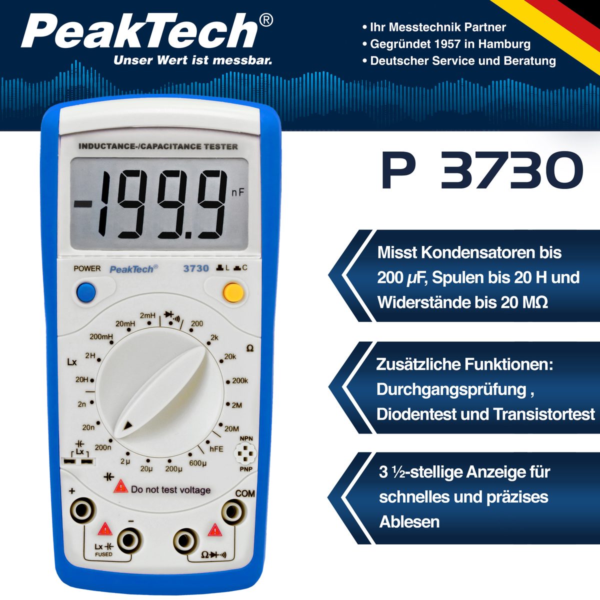 Измеритель индуктивности и ёмкости, P 3730