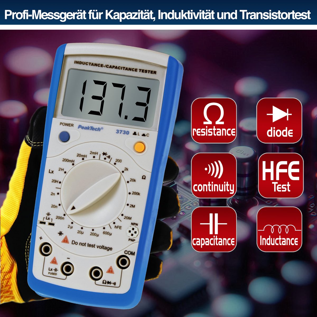 Измеритель индуктивности и ёмкости, P 3730
