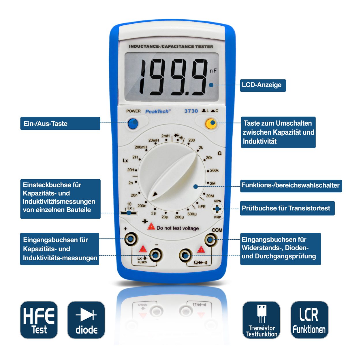 Измеритель индуктивности и ёмкости, P 3730