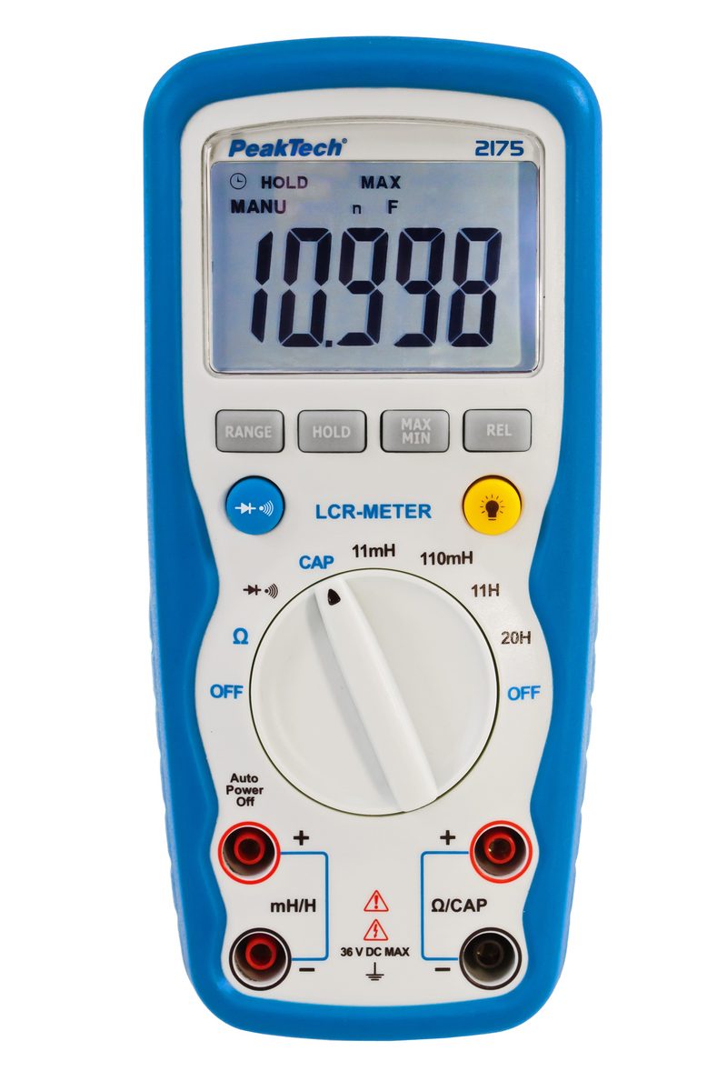 LCR-Meter, 11000 Counts, 20H, 110 mF, 20 MΩ, P 2175