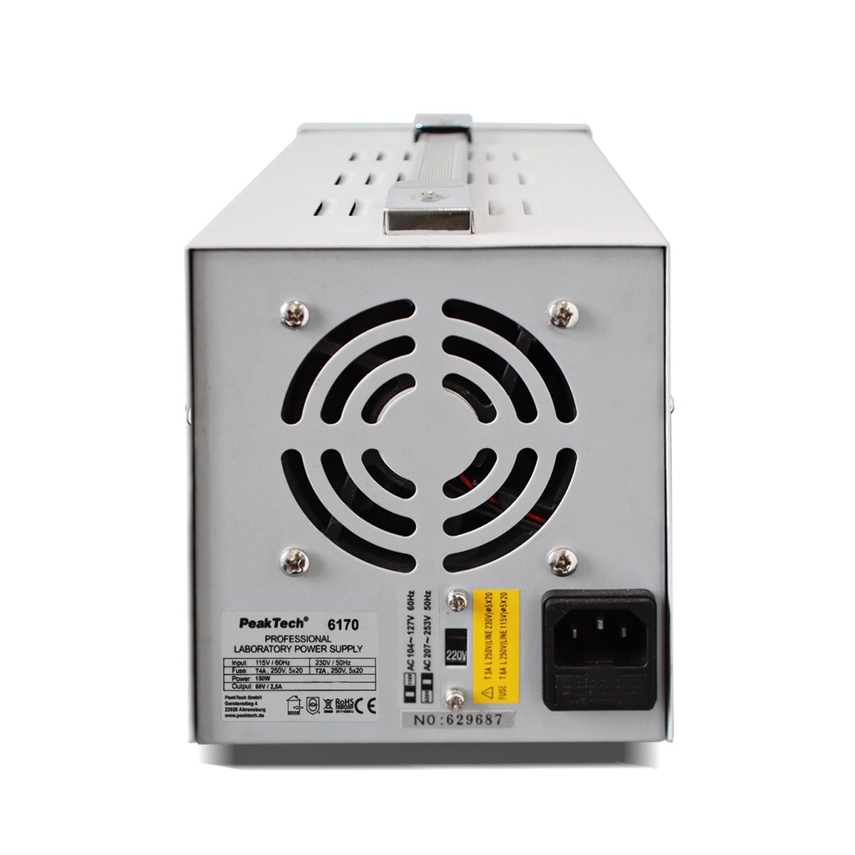 Laboratory power supply 0-60 V / 0-2,5 A DC, P 6170