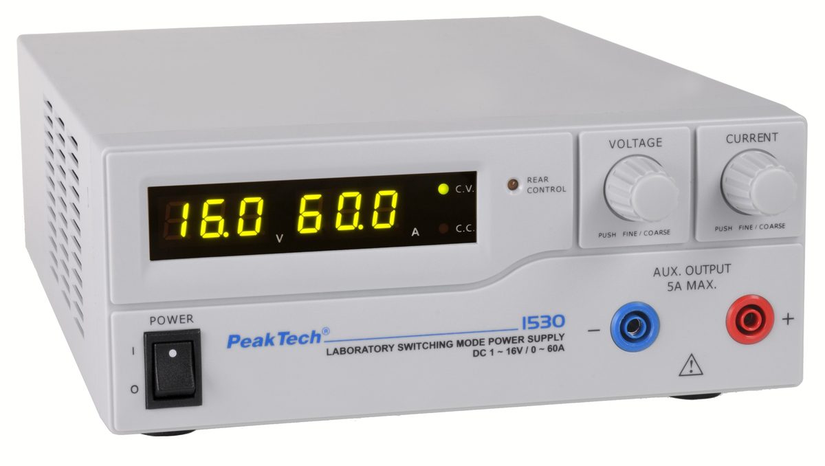 Laboratory power supply DC 1 - 16 V / 0 - 60 A, P 1530