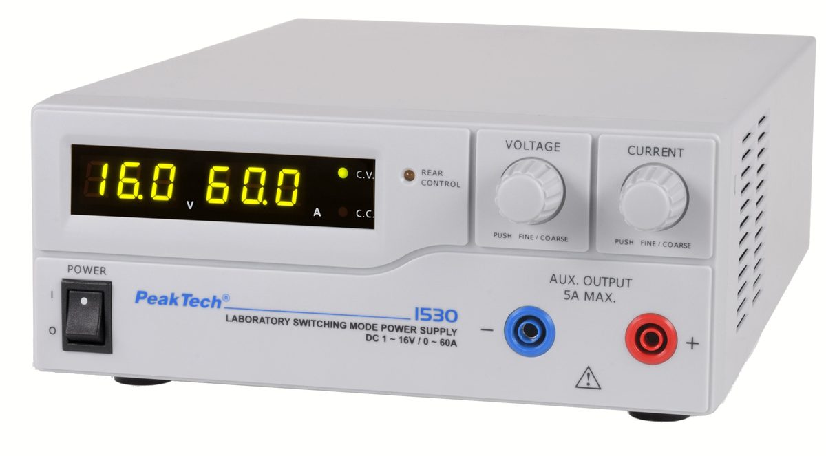 Laboratory power supply DC 1 - 16 V / 0 - 60 A, P 1530