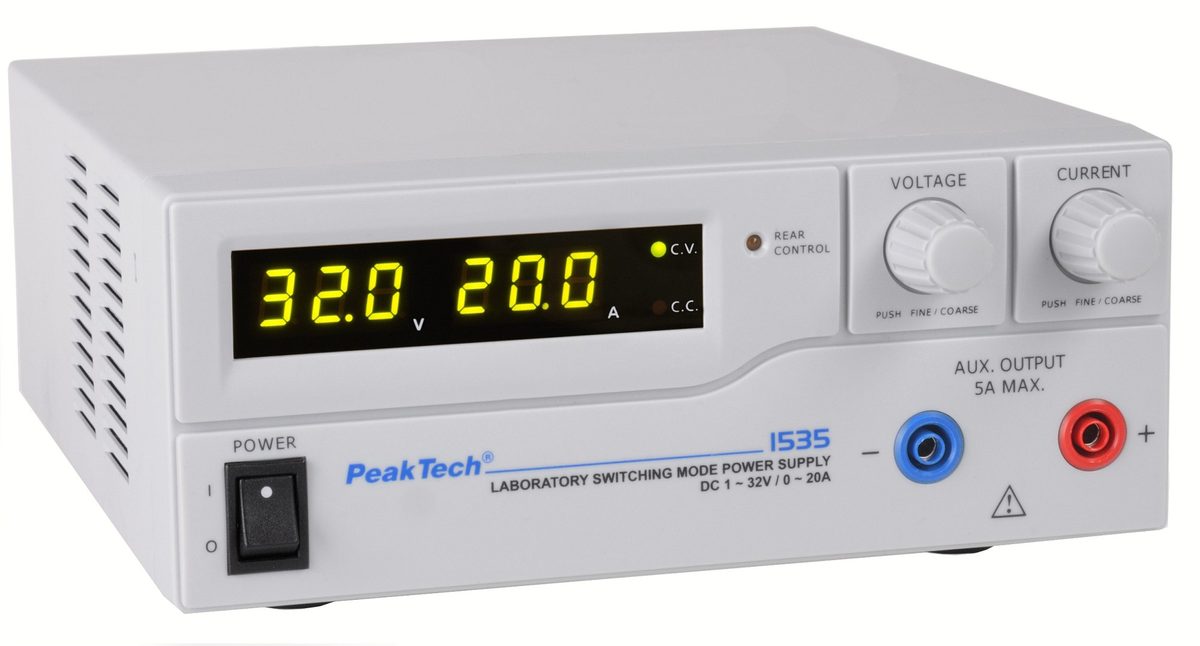 Laboratory power supply DC 1 - 32 V / 0 - 20 A, P 1535