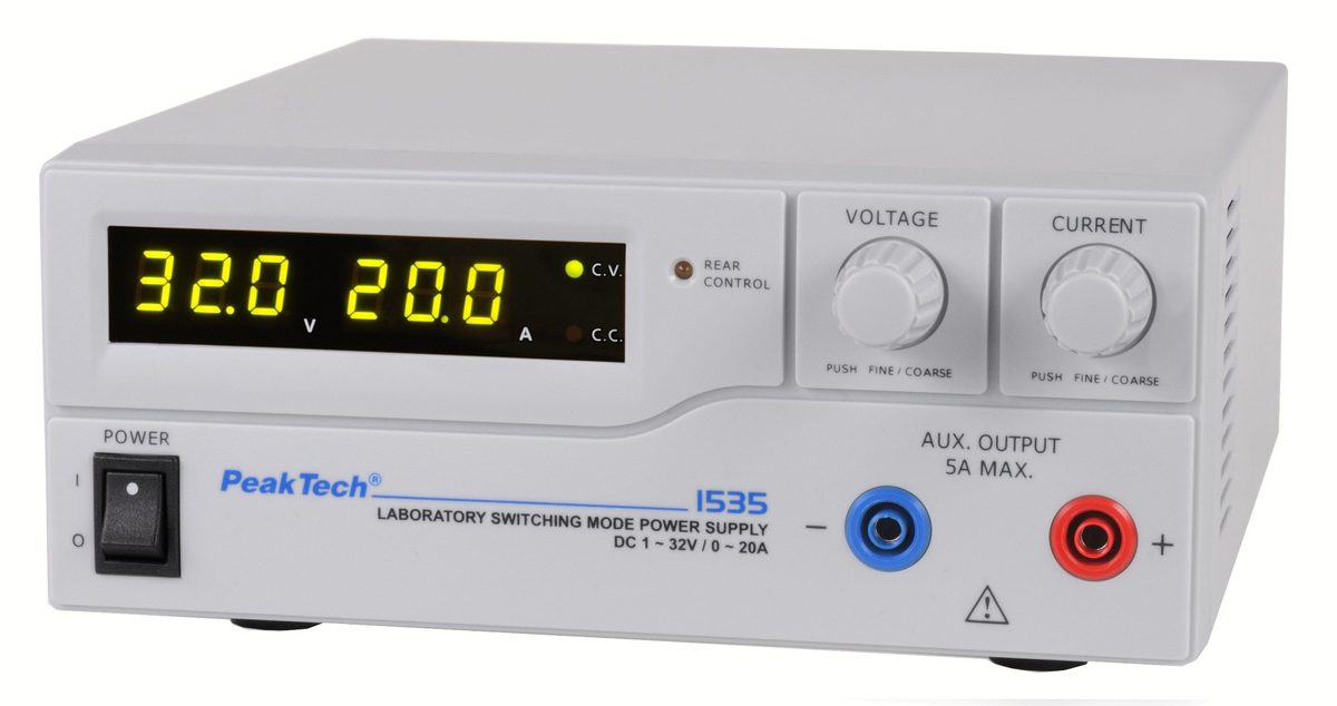 Laboratory power supply DC 1 - 32 V / 0 - 20 A, P 1535