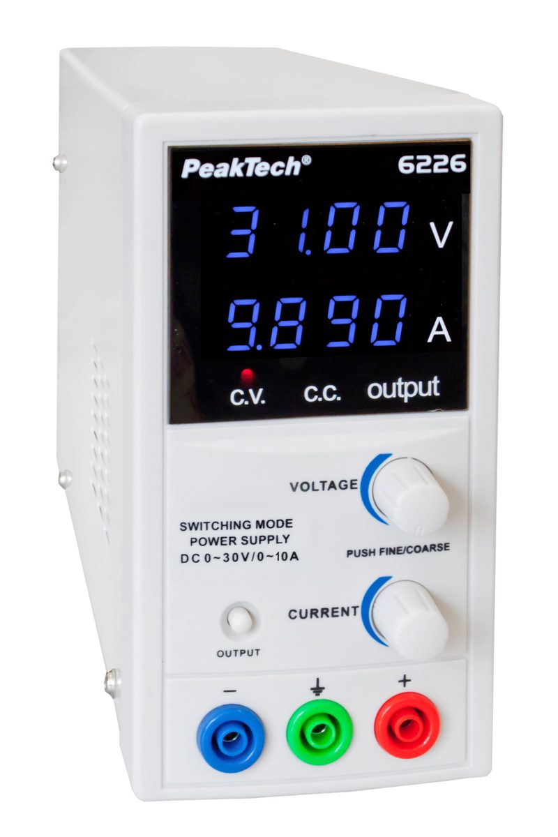 Switching Mode Power Supply 0 - 30 V / 0 - 10 A DC, P 6226