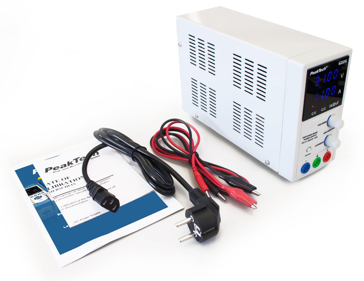 Switching Mode Power Supply 0 - 30 V / 0 - 10 A DC, P 6226