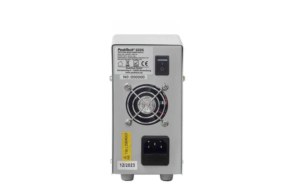 Switching Mode Power Supply 0 - 30 V / 0 - 10 A DC, P 6226