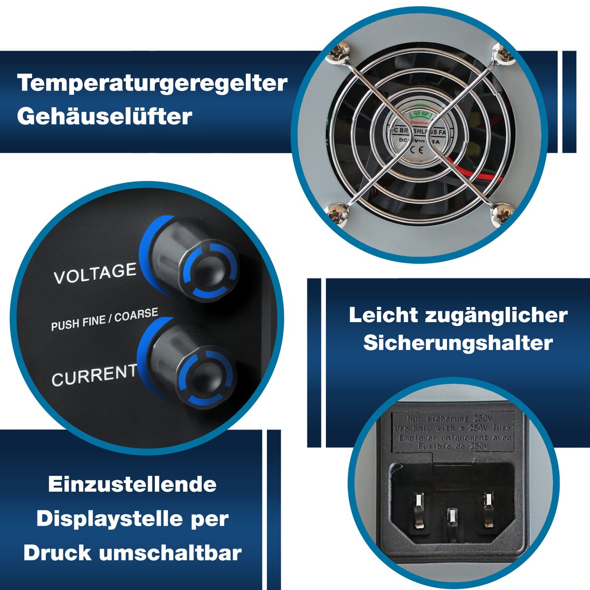 Switching Mode Power Supply 0 - 30 V / 0 - 5 A DC, P 6222