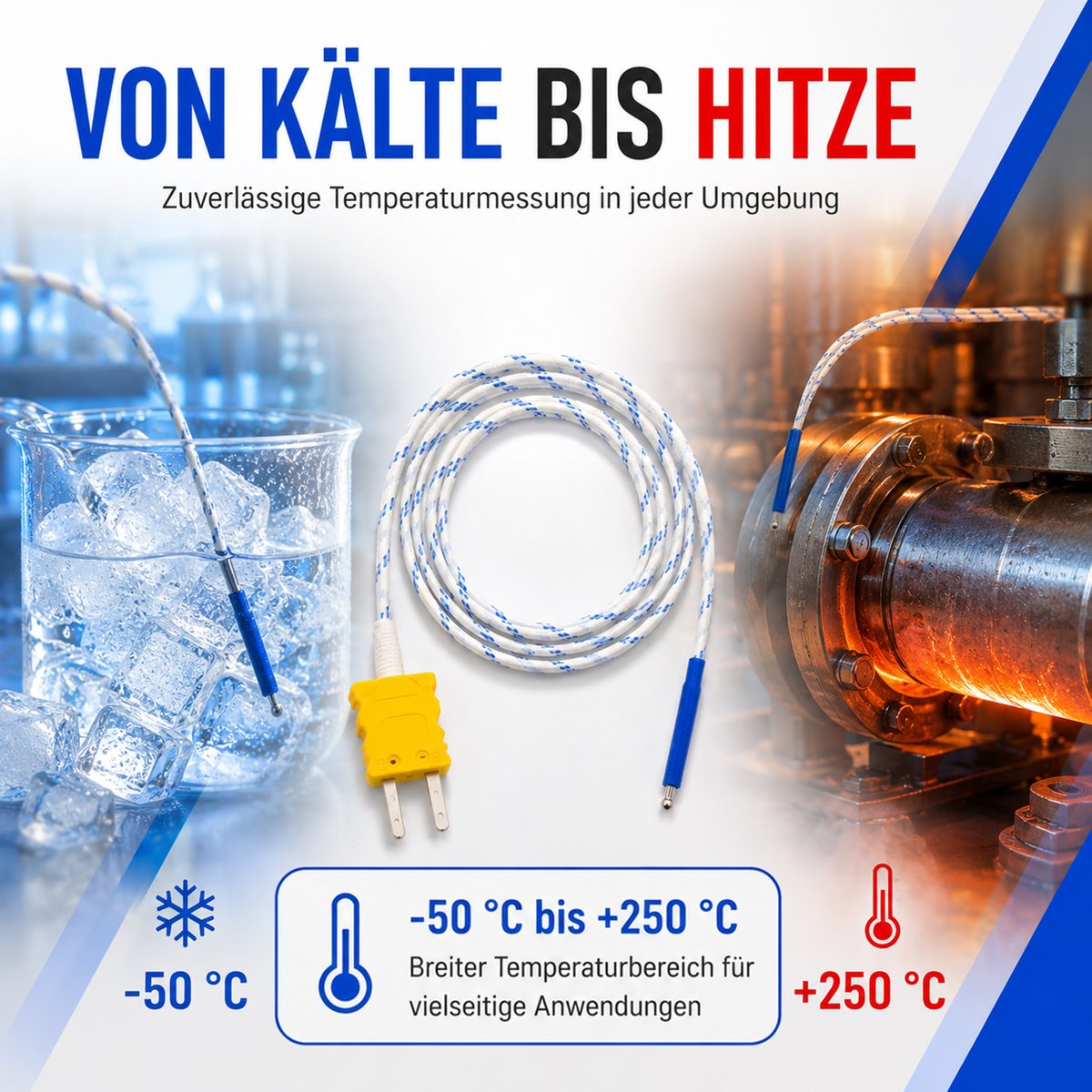 Measuring bead probe, -50... +250°C, P TF-50